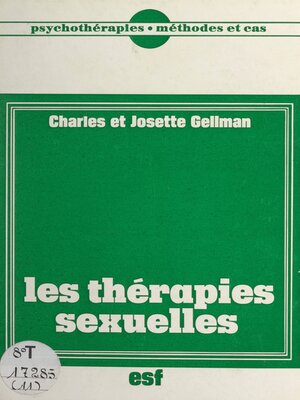 cover image of Les thérapies sexuelles